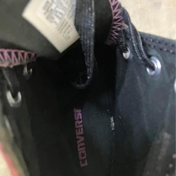 Converse all star youth size 3 (big kids / teens )high top sneakers - Picture 5 of 10
